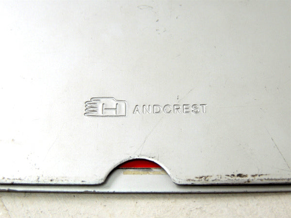 エアフォース・ファルコン US ミリタリー・ステッカー付き・ヴィンテージ・アルミ・バインダー