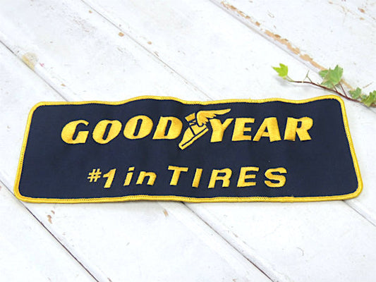 グッドイヤー タイヤ USA ヴィンテージ・アドバタイジング・刺繍・ワッペン・モータ系