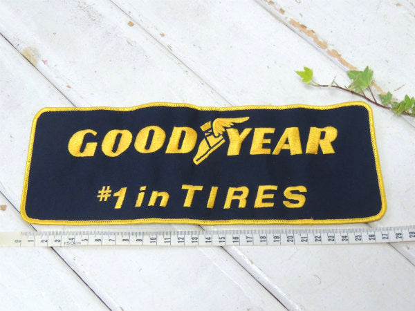 グッドイヤー タイヤ USA ヴィンテージ・アドバタイジング・刺繍・ワッペン・モータ系