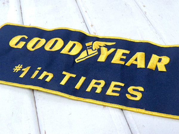 グッドイヤー タイヤ USA ヴィンテージ・アドバタイジング・刺繍・ワッペン・モータ系