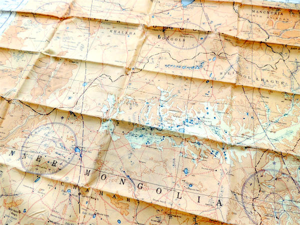 アメリカ軍・1944y・USアーミー・エアフォース・ビンテージ・マップ・地図・ミリタリー