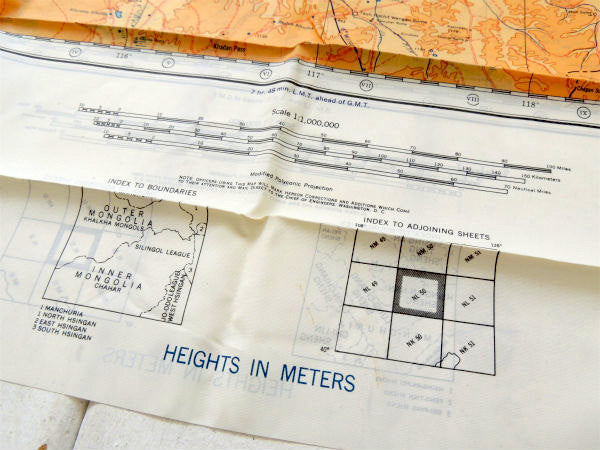 アメリカ軍・1944y・USアーミー・エアフォース・ビンテージ・マップ・地図・ミリタリー