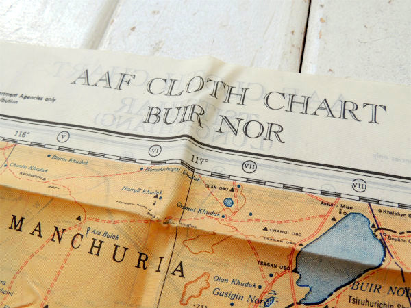 アメリカ軍・1944y・USアーミー・エアフォース・ビンテージ・マップ・地図・ミリタリー