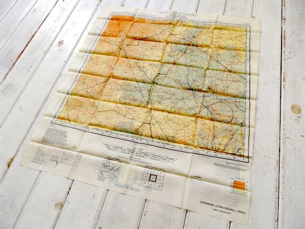 アメリカ軍・1944y・USアーミー・エアフォース・ビンテージ・マップ・地図・ミリタリー