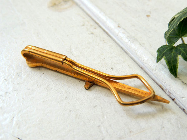 Freemasonry フリーメイソン シンボルマーク 装飾 ヴィンテージ ネクタイピン タイバー ゴールド