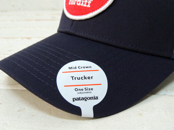 【Patagonia】パタゴニア・カーディフ限定・トラッカーハット&ステッカー1枚/ネイビー