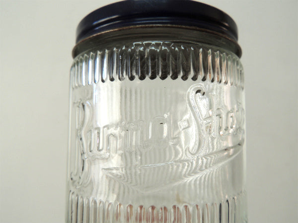 【Burma Sheave】BARBER・USAヘーゼルアトラス・アンティーク・ガラス容器・瓶
