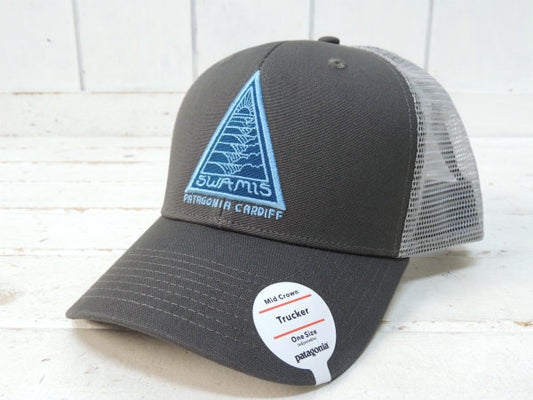 【Patagonia】パタゴニア・SWAMIS・カーディフ・トラッカーハット&ステッカー/グレー