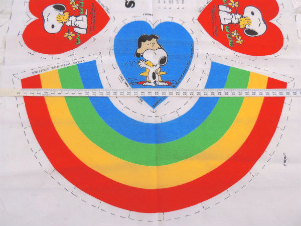 【スヌーピー】ピーナッツの仲間・モビールキット・60'sヴィンテージ・パネル生地/ファブリック