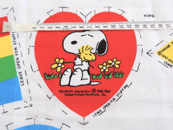 【スヌーピー】ピーナッツの仲間・モビールキット・60'sヴィンテージ・パネル生地/ファブリック