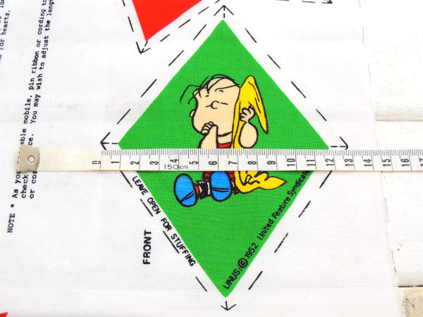 【スヌーピー】ピーナッツの仲間・モビールキット・60'sヴィンテージ・パネル生地/ファブリック