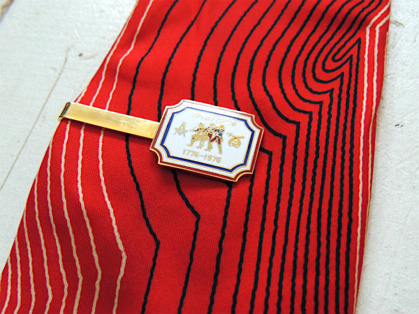 US スプリットオブ 1976 愛国心 フリーメイソン・シンボルマーク・ヴィンテージ・タイピン