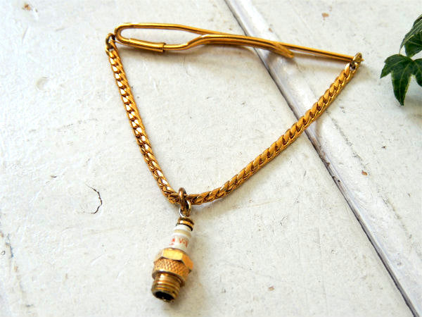 CHAMPION チャンピオン アメ車　プラグ ヴィンテージアクササリー　タイピン　タイバー　アドバタイジング USA