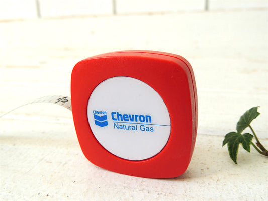 Chevron シェブロン・ドイツ製・ヴィンテージ・メジャーテープ・巻尺・アドバタイジング・未使用