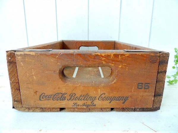 DRINK・Coca-Cola・コカコーラ・LA・ヴィンテージ・ウッドボックス/木箱/USA