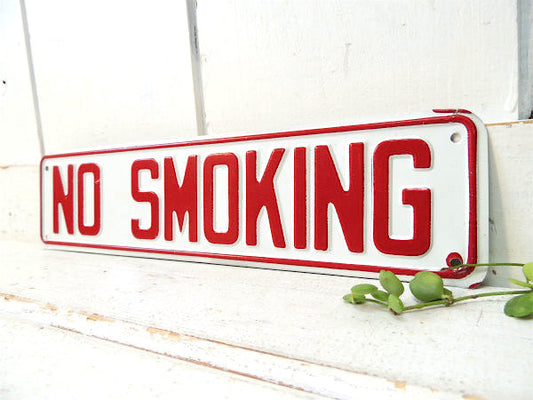 1960~1970年 NO SMOKING デッドストック ヴィンテージ 看板 サイン デッドストック アメリカ西海岸 カリフォルニア ロサンゼルス