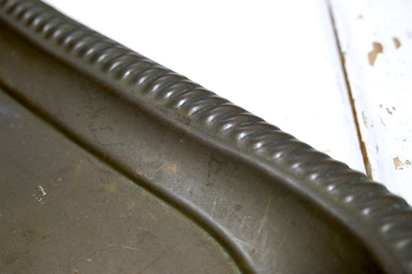 アールヌーヴォー アールデコ 細工 オールド アンティーク トレイ 皿 マネートレイ USA