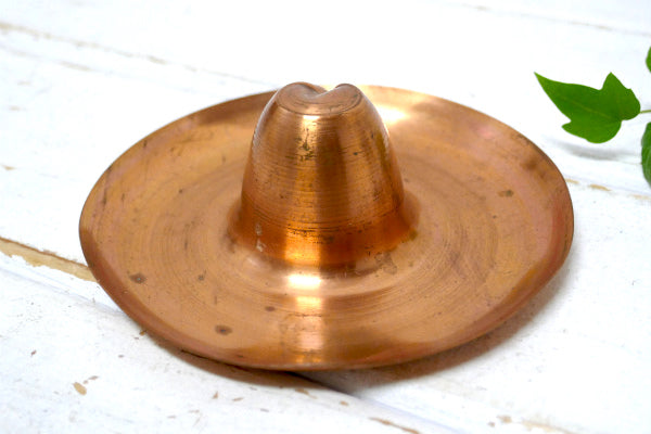 カリフォルニア ビッグベア 1950's カウボーイ ハット型 スーベニア 銅 ヴィンテージ 灰皿