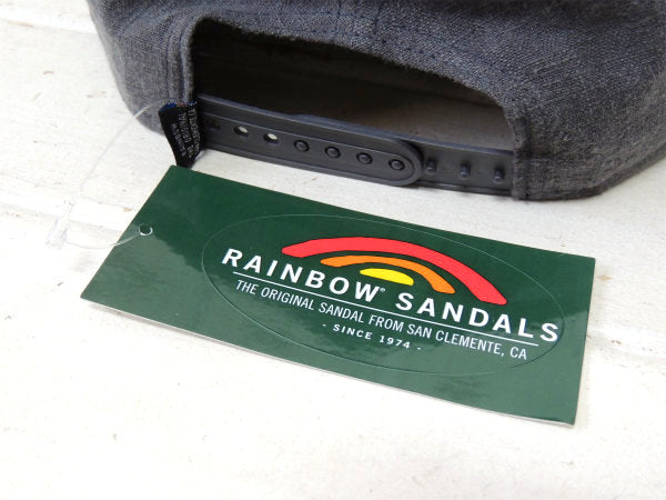 【RAINBOW SANDALS】NEW ERA×レインボーサンダル・グレー・キャップ+ステッカー