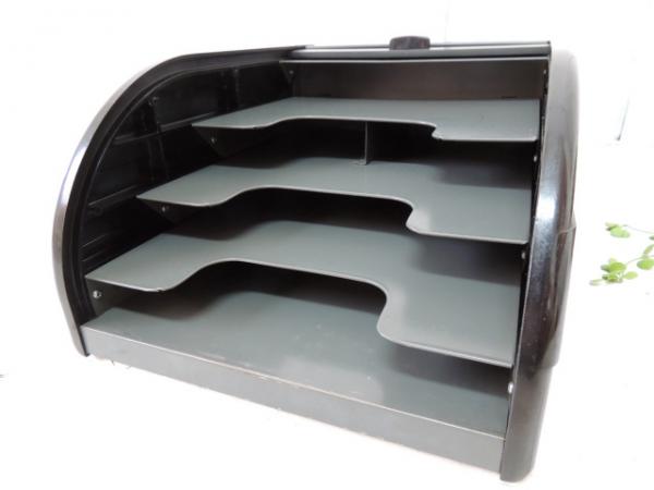 【Steelmaster】USA・蛇腹カバー付き・4段式・ヴィンテージ・書類ケース/書類棚