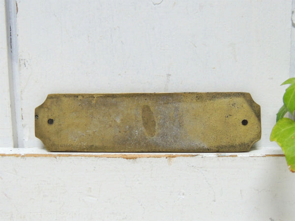 【OFFICERS・船内プレート】真鍮製・アンティーク・サインプレート・看板・USA