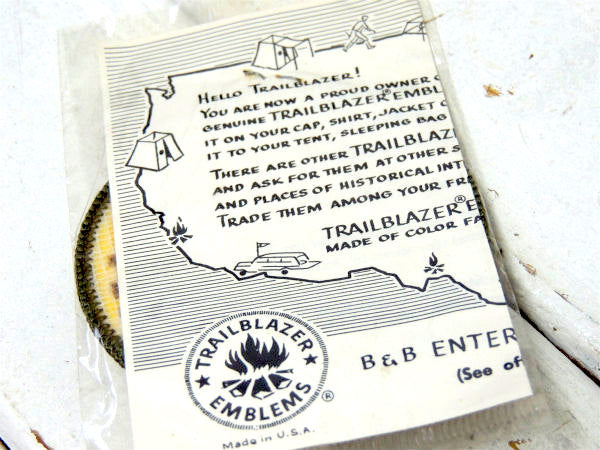 ラッセン火山・カリフォルニア 国立公園 1960's・ヴィンテージ・刺繍・ワッペン・パッチ・US