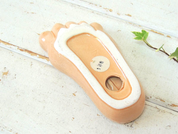 カリフォルニア ベアフット・足型・セラミック製・ヴィンテージ・灰皿・アシュトレイ・スーベニア