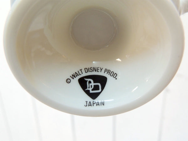 ミッキーマウス ウォルトディズニー・ヴィンテージ・陶器製・フッテッド・マグカップ・里返り品