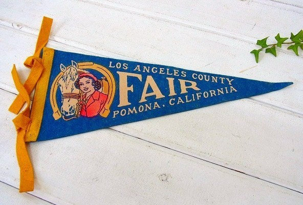 【 CALIFORNIA】カリフォルニア・ロサンゼルス・ヴィンテージ・ペナント/旗 USA