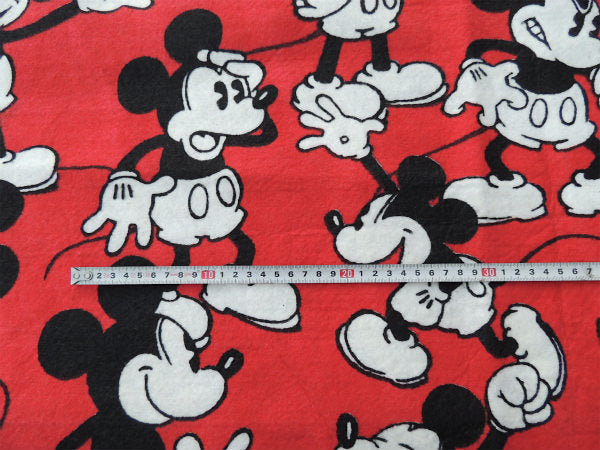 ミッキーマウス ミッキー 総柄 ビッグサイズ ヴィンテージ カーペットカバー ラグ マット USA