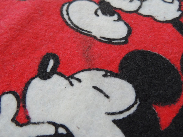 ミッキーマウス ミッキー 総柄 ビッグサイズ ヴィンテージ カーペットカバー ラグ マット USA