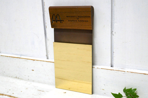 マクドナルド・カリフォルニア アドバタイジング・非売品・ビンテージ・バインダー・メモホルダー USA