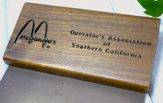 マクドナルド・カリフォルニア アドバタイジング・非売品・ビンテージ・バインダー・メモホルダー USA