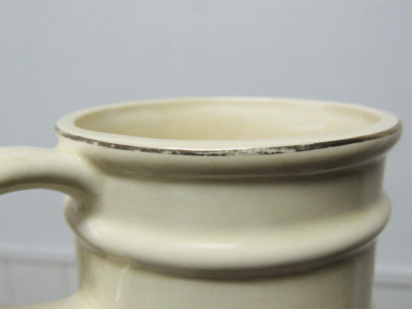 【BARBER SHOP】USA・セラミック製・ヴィンテージ・シェービング・カップ・陶器製