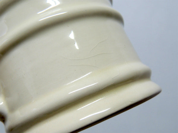 【BARBER SHOP】USA・セラミック製・ヴィンテージ・シェービング・カップ・陶器製