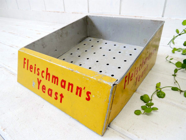 【FLEISCHMANN'S YEAST】イーストの陳列用・ヴィンテージ・店頭ディスプレイケース