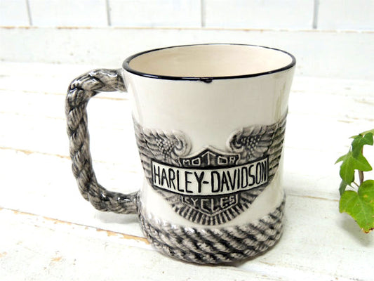 ハーレーダビッドソン HARLEY・ウイング・ビンテージ・マグカップ・1987s USA