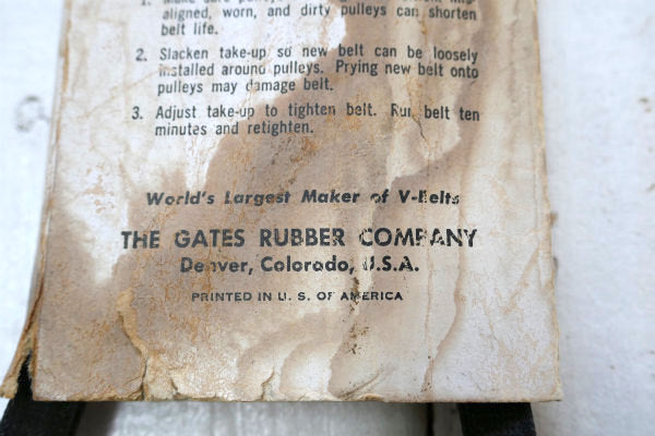 オートパーツ ゲイツ Gates V-BELT 2480 ビンテージ Vベルト アメ車 USA 自動車