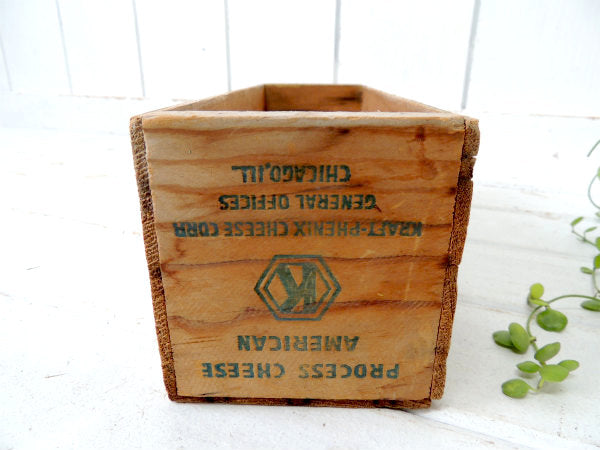 KRAFT AMERICAN クラフト社・アンティーク・チーズボックス・木箱・USA・キッチン雑貨