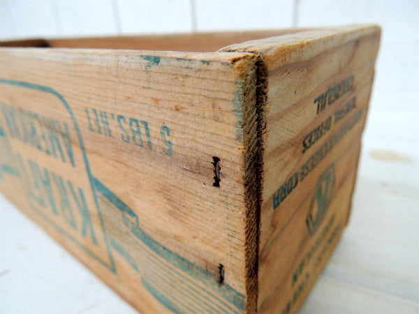 KRAFT AMERICAN クラフト社・アンティーク・チーズボックス・木箱・USA・キッチン雑貨