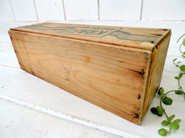 KRAFT AMERICAN クラフト社・アンティーク・チーズボックス・木箱・USA・キッチン雑貨