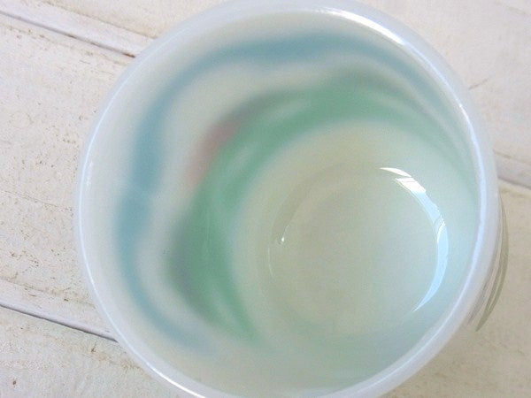 【Fire King】ファイヤーキング・メドウズ・羊&牧場柄・マグカップ　USA