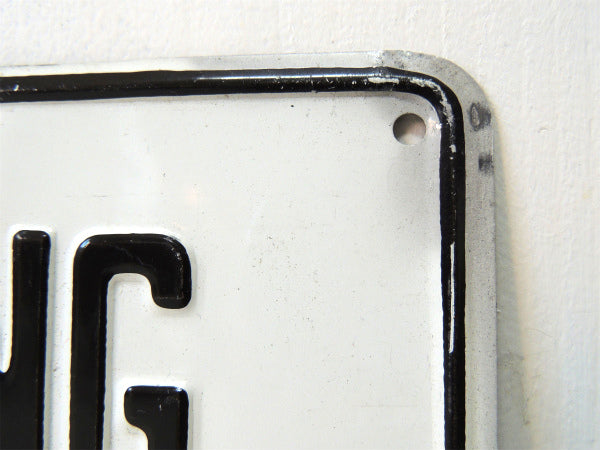 RECEIVING ← 標識 矢印  1960~1970s ビンテージ アルミ製 サイン 看板 USA