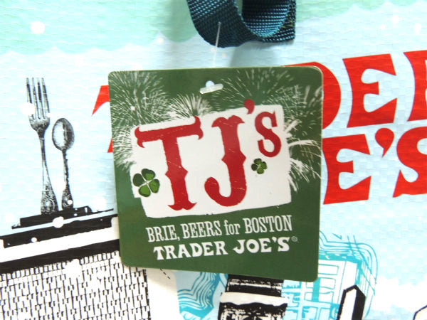 【トレーダージョーズ】Trader Joe's・ボストン限定・エコバッグ・グロッサリーバッグ