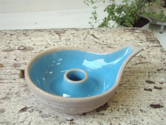 ミッドセンチュリー US ビンテージ インテリア雑貨 陶器 キャンドルスタンド midcentury