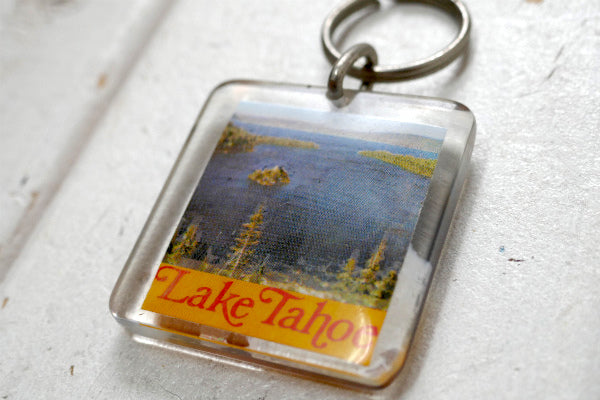 Lake Tahoe・レイクタホ・ピクチャー・写真・デッドストック・ヴィンテージ・キーホルダー