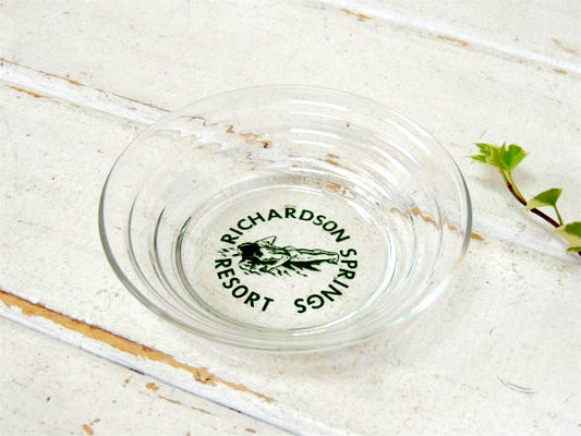 RICHARDSON SPRINGS インディアン ガラス ビンテージ ・灰皿・カリフォルニア US