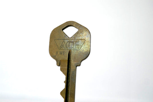 ACE KWI ヴィンテージ KEY USA 真鍮製 キー 鍵 アメリカンビンテージ