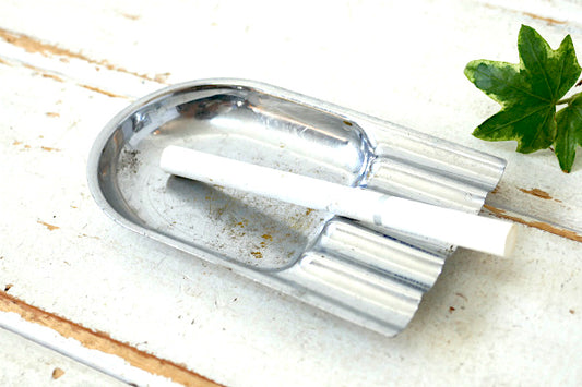 CHASE チェース USA アールデコ デザイン クロームメタル ②ビンテージ・灰皿 アシュトレイ