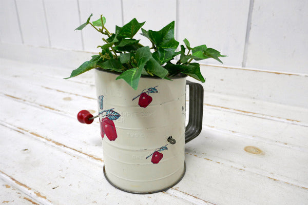 BROMWELL アップル りんご ビンテージ シフター 粉ふるい フラワーシフター カントリー